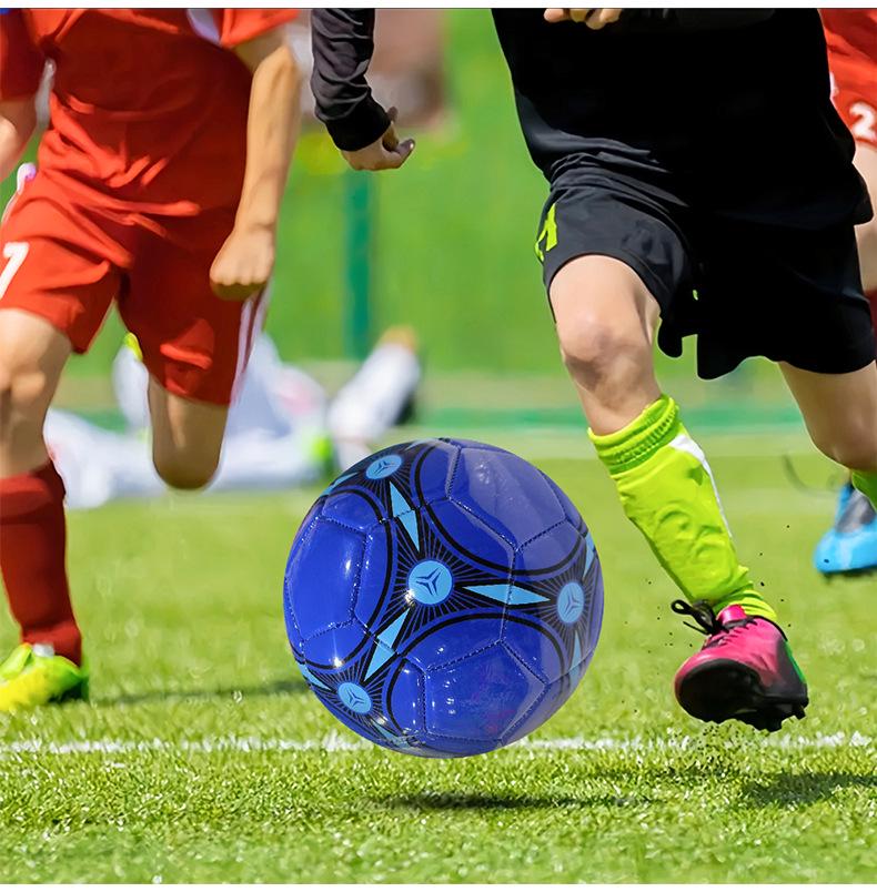 Adult Size 5 PVC Wear-Resistant Inflatable Football for Campus Training