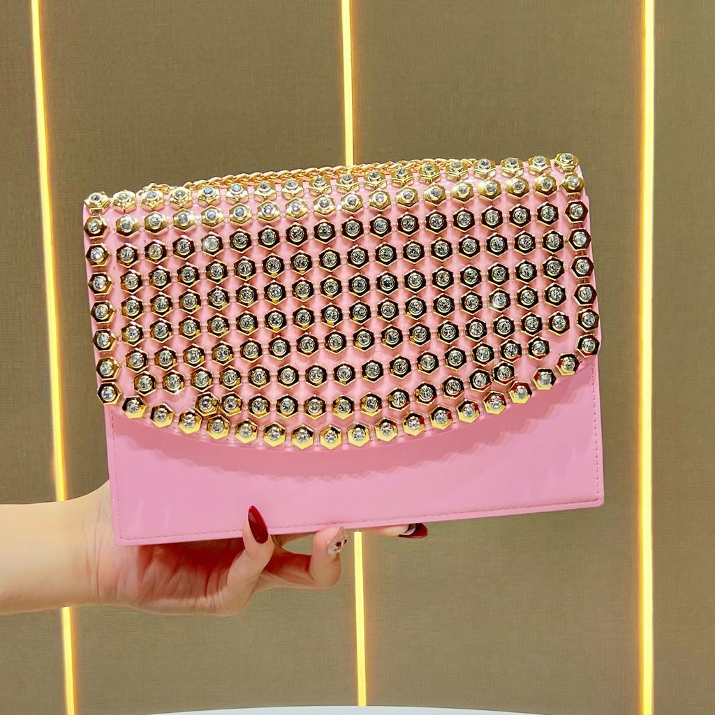 Underarm Bag - Elegant Style Evening Bag - Chain Bag - Elegant Water Droplet Handbag - Crossbody Bag with Slanting Strap
