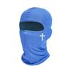 1Pcs Cross Riding Helmet Headgear Breathable Black Balaclava Face Mask Moisture Wicking For Cycling Hiking Outdoor Headgear