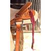 Rough Out Western Leather A Fork Wade Tree Roping Ranch Saddle