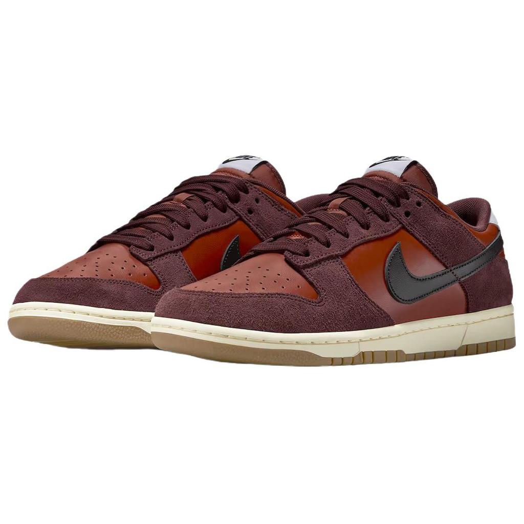 Nike Dunk Low Gum Pack - Mars Stone Men Sneakers Red Black Burgundy-Crush IB6399-600