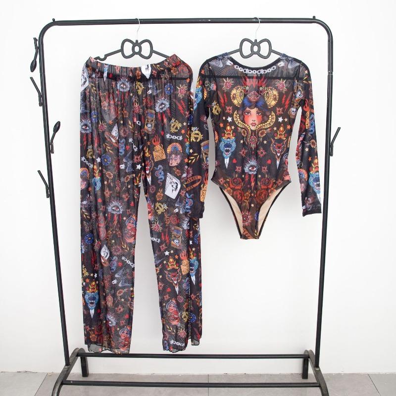 One-piece swimsuit women's two-piece set new swimsuit sun protection