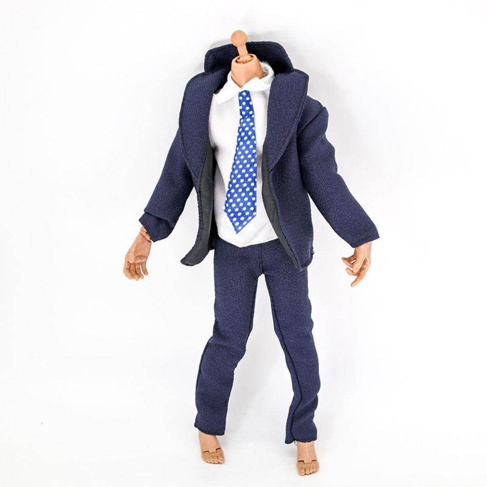 Casual Suit Male Doll Shirt Pants Top Coat 1/6 Doll Clothes Man Doll Suit Clothes  30cm Doll