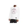 Air Jordan Paris Saint-Germain Printing Logo Long Sleeves White Men's CK9782-100