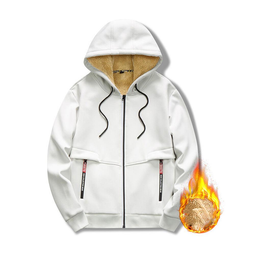 

Мужской пуловер на молнии с длинными рукавами и капюшоном, топ, блузка, пальто XS