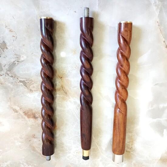 Антикварная латунь Дизайнерская цельная круглая ручка-навершие латунная деревянная трость M аэро