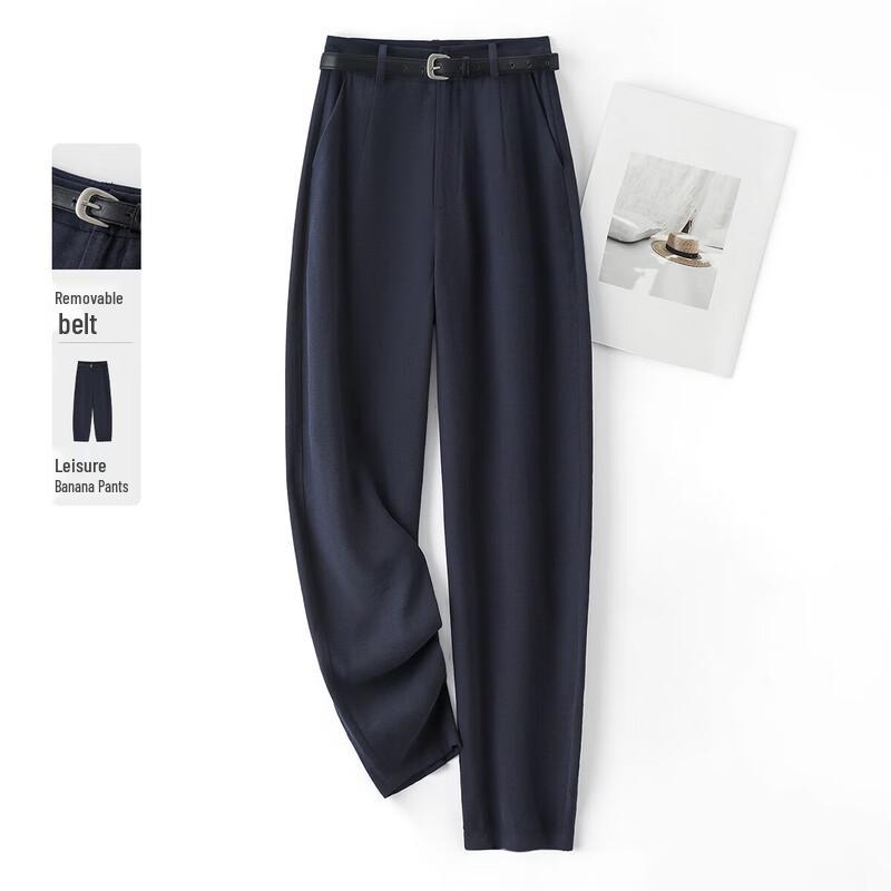 IHIMI Design Sense High-Waist Slim-Fit Suit Pants for Women M
