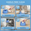 Slow Feeder Dog Bowls for Liquid Treat Interactive Lick Bowl Anti-Slip Slow Feeder for Wet Food Anti-Slip Dog Lick Bowl