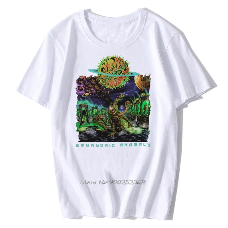 Lustiges T-Shirt Herren Neuheit T-Shirt Ringe des Saturn Embryonale Anomalie T-Shirt Sommer Baumwoll-Tees Tops Harajuku Streetwear