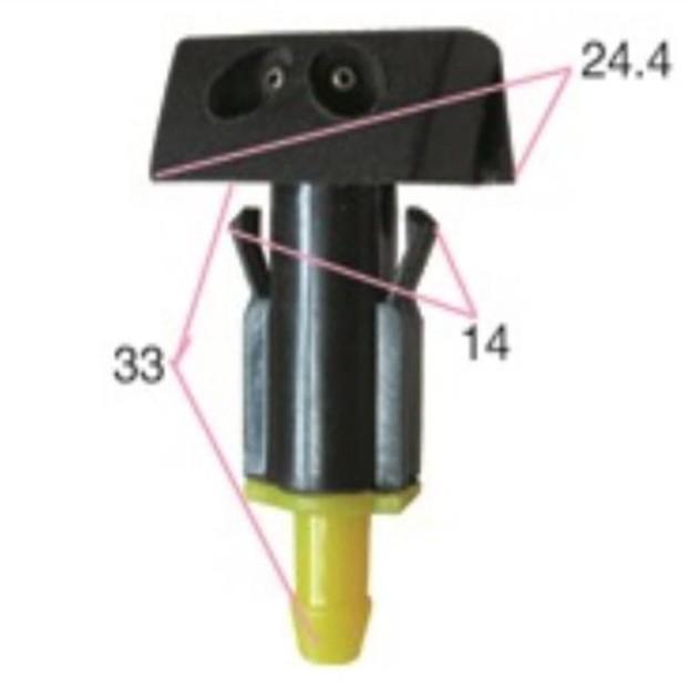 

Популярные автомобильные клипсы для форсунок омывателя лобового стекла Nissan Tiida Gold Cup