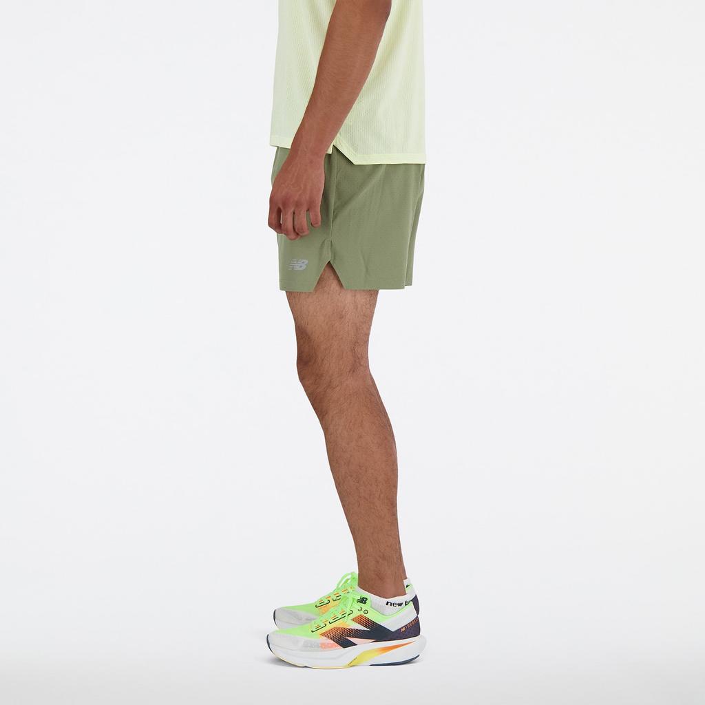 New Balance Casual Shorts Men's Dark Olive Green MS41283-DEK