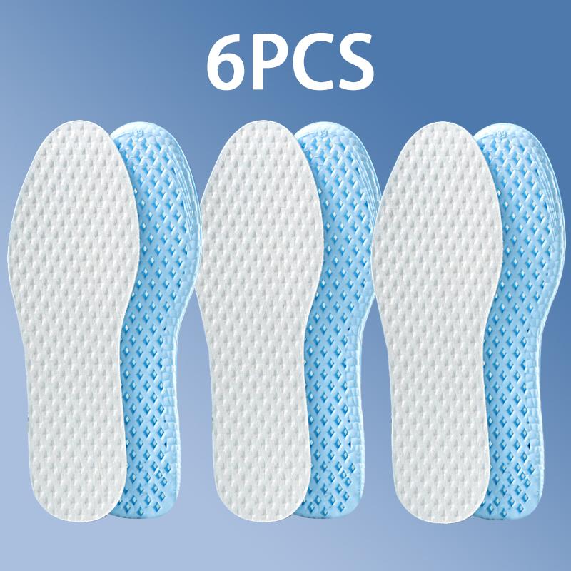 

сетчатые дышащие спортивные стельки Мужские Женские летние прохладные стельки Для ног Бег Спорт Пена с памятью Подошва обуви Защита от запаха Подушечки для обуви EU39-40