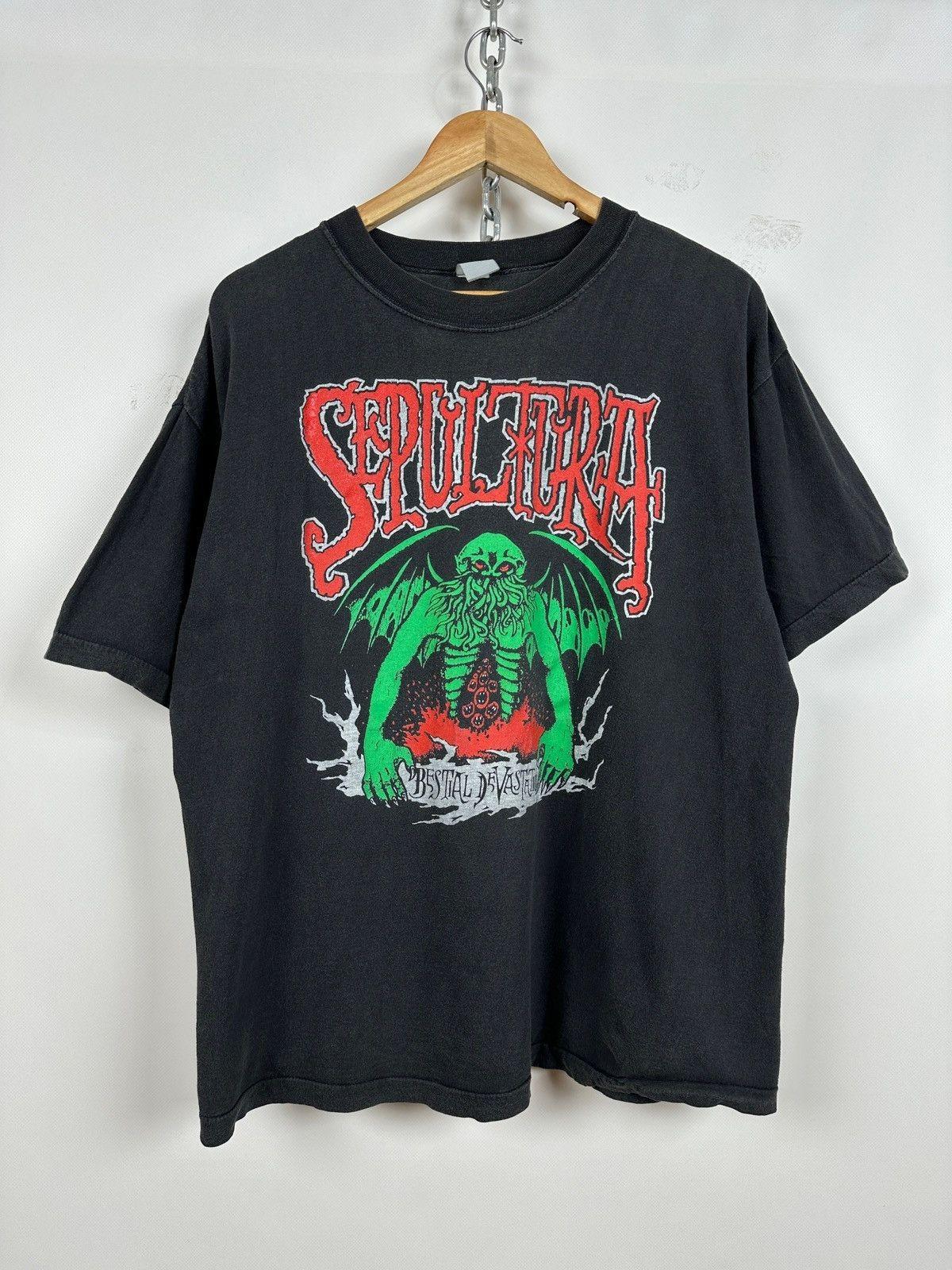 1992 Vintage Sepultura Third World Posse Tour Size XL? Unisex T-Shirt S