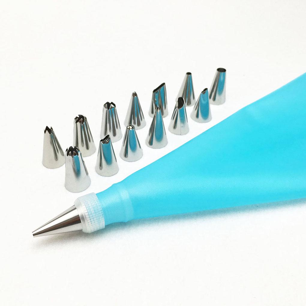 Cake Decorating Tools DIY Kitchen Stainless Steel Cream Nozzles Kit Cupcake Confectionery Pastry Making Props for Household