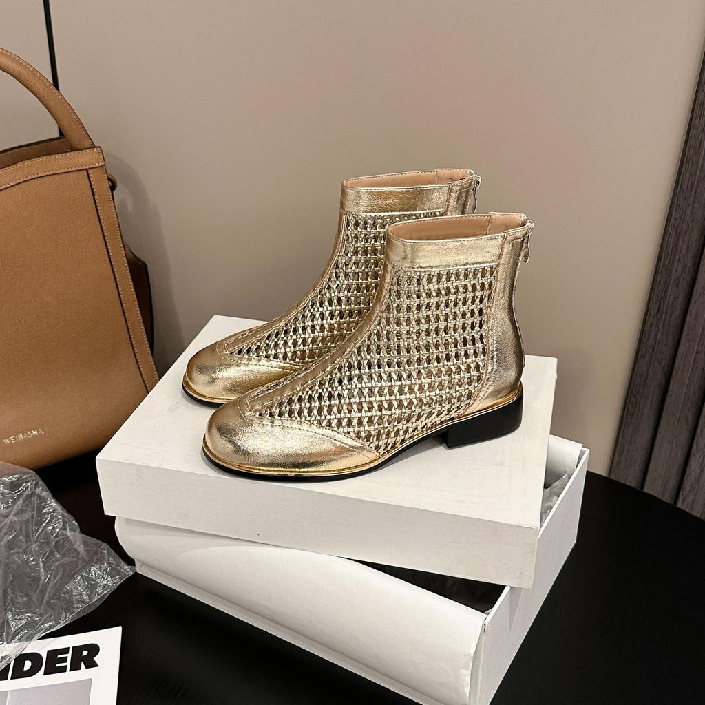 939-1 Chelsea cizme cool 2025 retro cizme Martin vară subțiri pentru femei stil britanic versatile cizme scurte goale