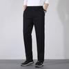 Pure Cotton Casual Pants Middle-aged Elderly Mens Fashion Straight Elastic Daddy Loose Pants