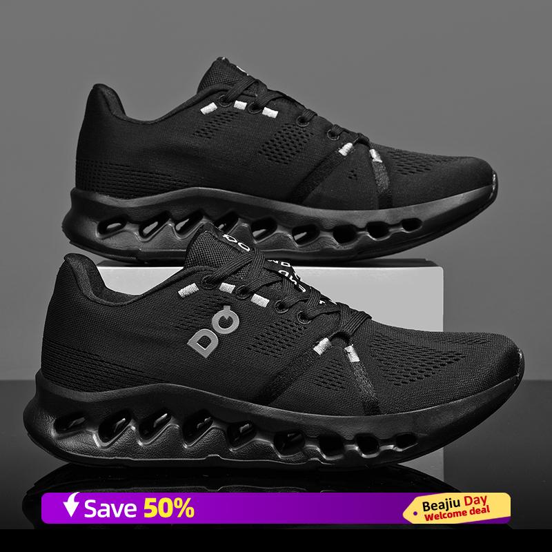 Herr Sport Löparskor Vridspänne Andningsbara Lätta Dam Bekväma Atletiska Halkfria Kolfiberplatta Maraton Sneakers