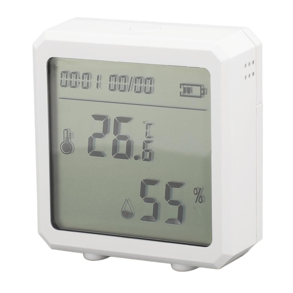 Monitor de Temperatură și Umiditate Control Vocal Senzor de Temperatură Wifi Higrometru cu Alertă prin Aplicație pentru