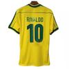 1994-04 Classic retro Brazilian jersey No. 9 and No. 10 Ronaldo jersey Quick-drying breathable football jersey