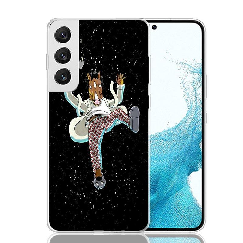 Cartoon B-BoJack Horsemans Phone Case For Samsung Galaxy S26 Ultra S23 S24 S25 Edge S20 FE S21 S22 Plus Soft Print Shell Cover F