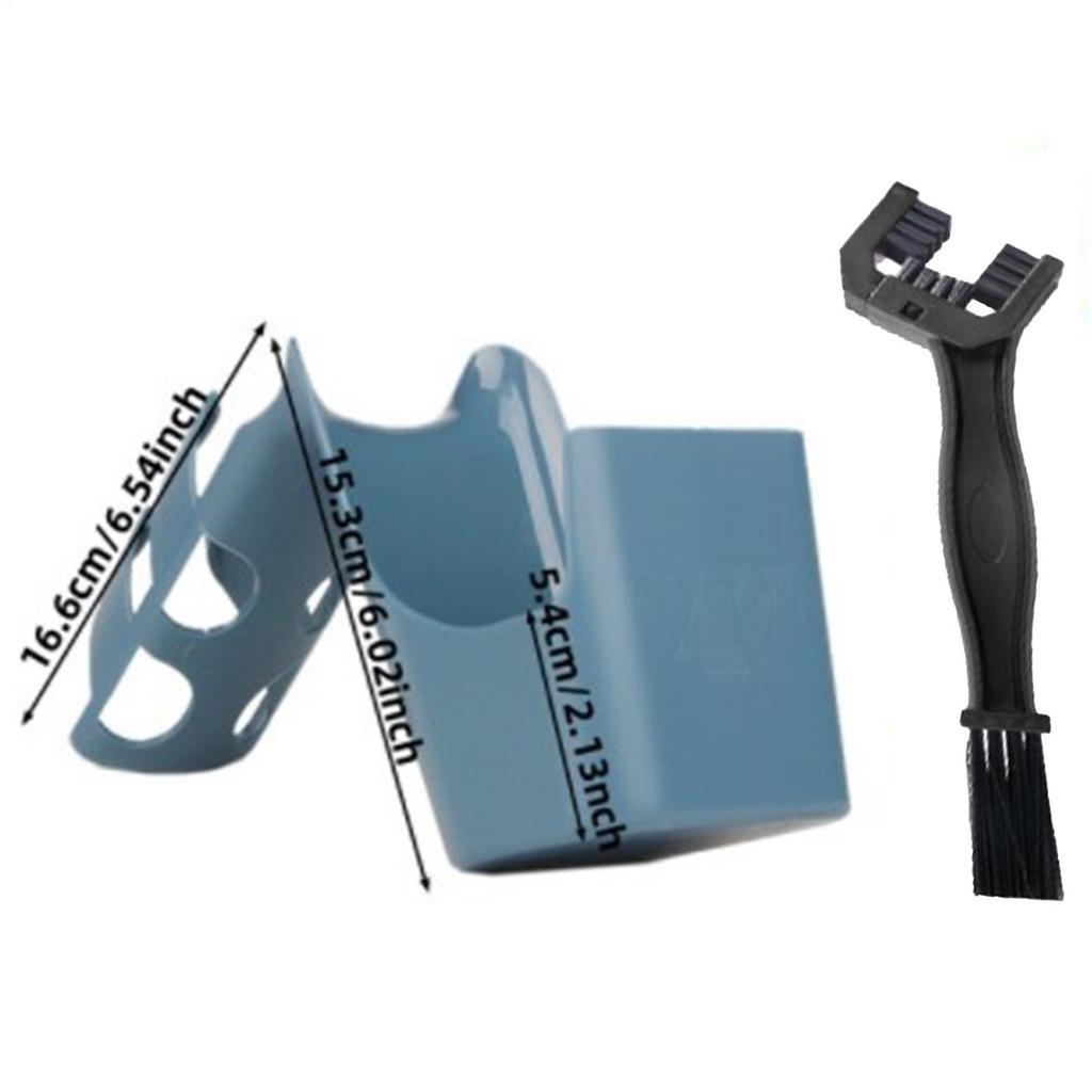 Motorcycle Bike Chain Oil Storage Tool Box Chain Cleaning Oil Splash-proof Tool Cycling Cleaning Kit Bicycle Accessories