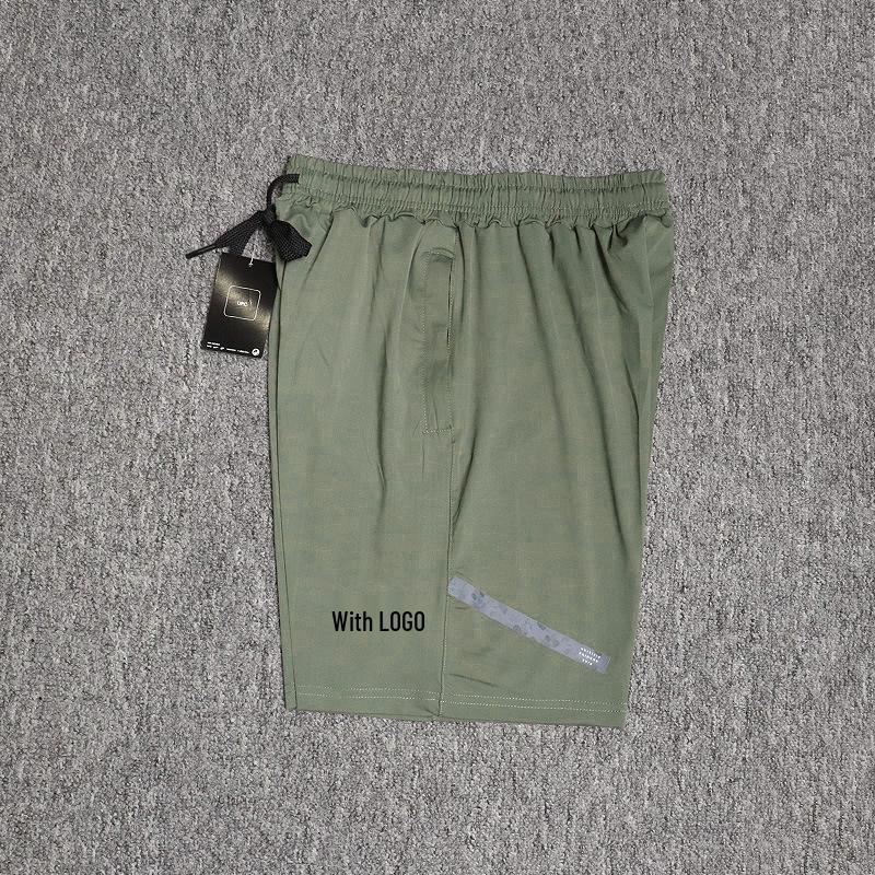 

Мужские летние дышащие спортивные шорты из ледяного шелка с быстрой сушкой Medium светло-зеленый