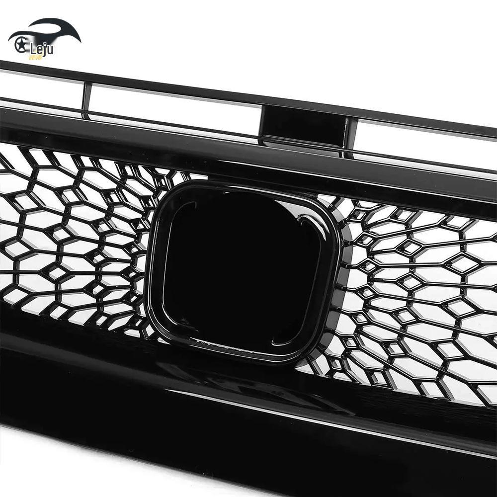 Cross-Border Black Middle Net Grille for 2016-2021 Honda Civic Type S Front Modification Parts