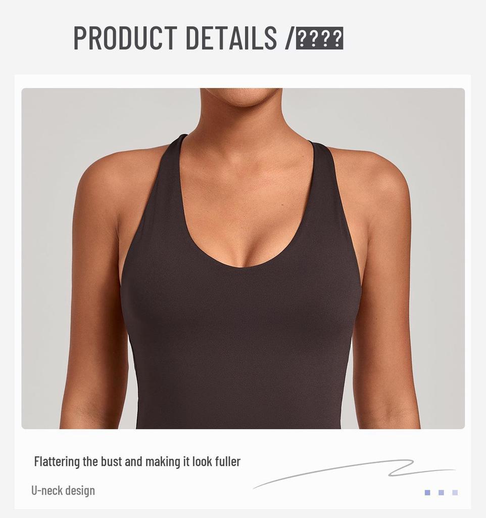 Cross-Strap Quick-Dry Yoga Vest: Versatile Running Sports Top with Stylish Back Design