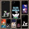 P-Pinky And The Brain Cartoon Phone Case For Apple iPhone 15,14,13,12,11,Pro,X,XS,Max,XR,Plus,Mini Soft Black Cover