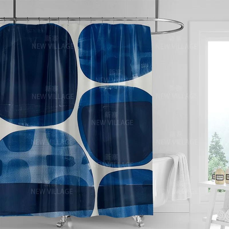 

Abstract Graffiti Shower Curtain Machine Washable Fade-proof Nordic Family Bathroom Decorative Shower Curtain 180x200 90x180cm