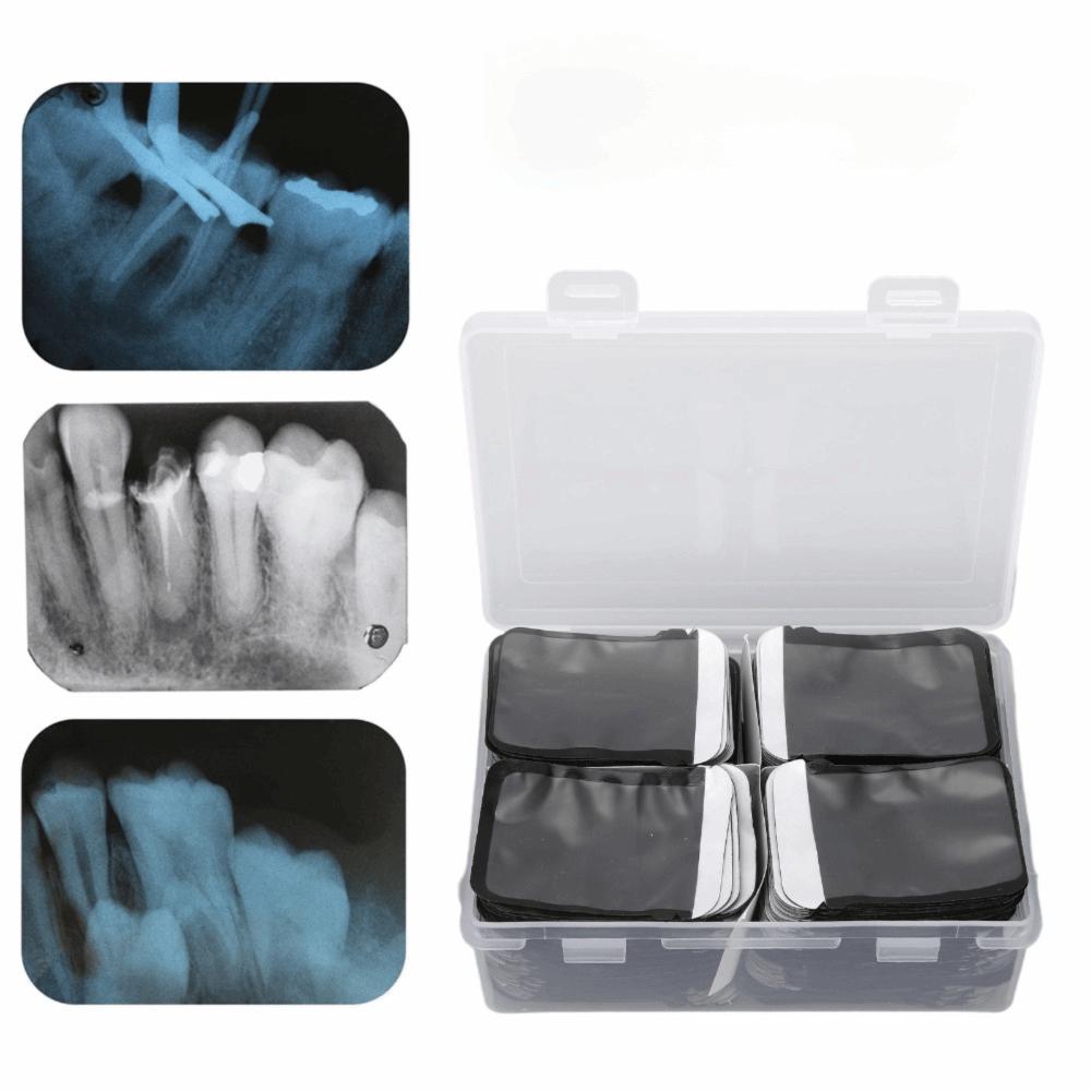 100 Stück/Karton Antifouling Dental-Barriere-Umschläge Schutzbeutel für Phosphorplatten Für Zahnklinik