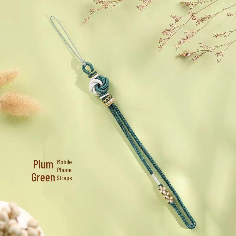 2025 Плетение мандала «Цветок персика», ручная работа, шнурок для телефона и подвеска на сумку