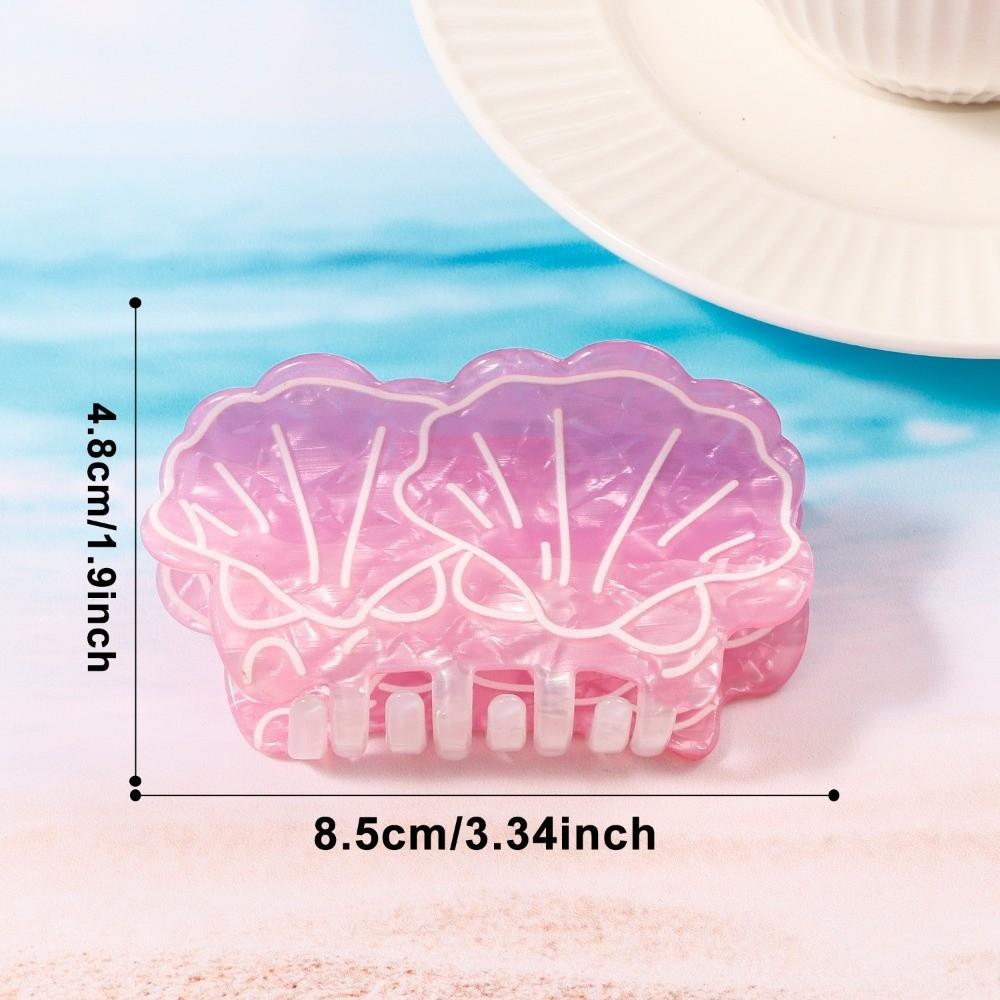 PVC Hair Clip Creative Hair Accessory New Marine Animal Hair Claw  for Women Girls