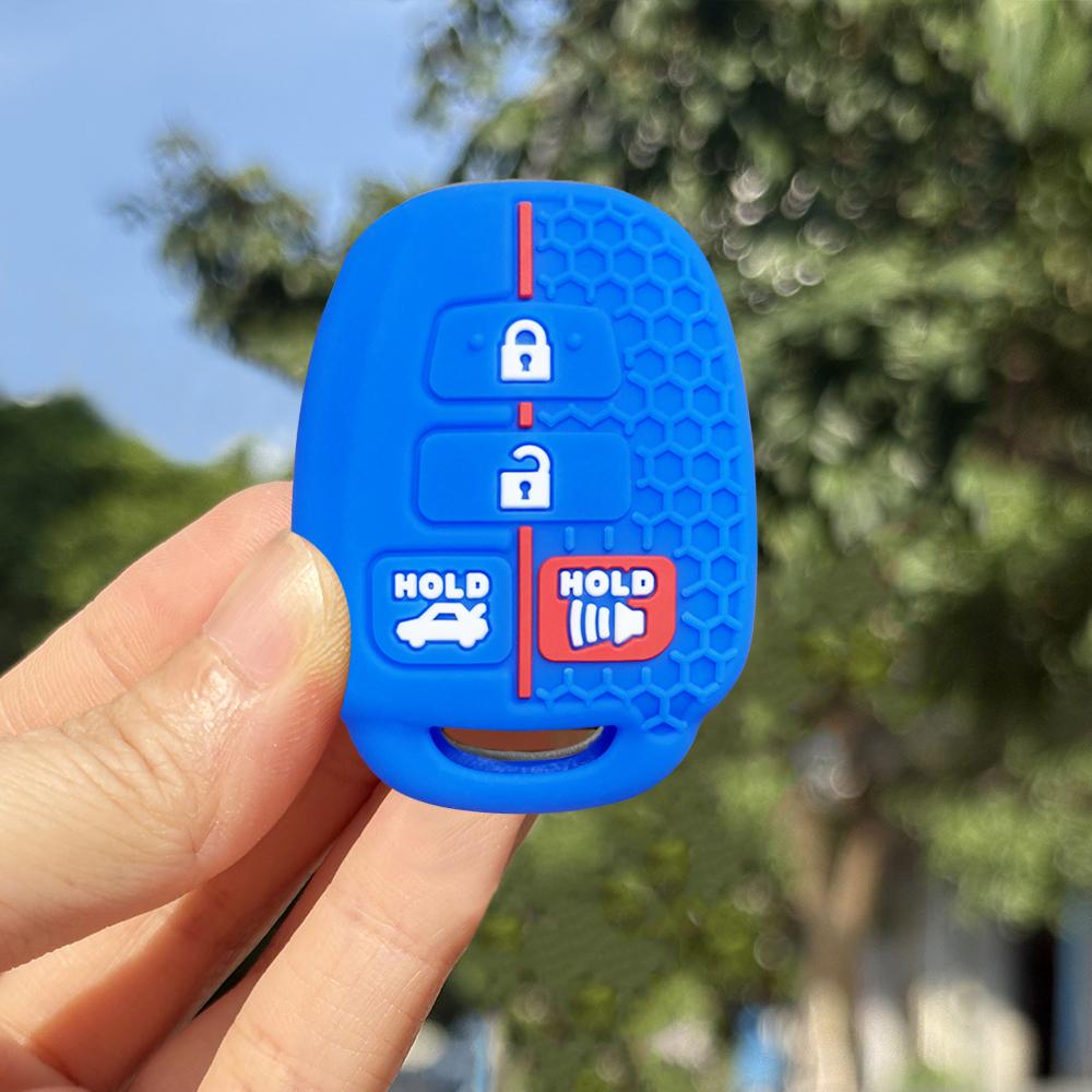 Key Fob Cover Protection For Toyota Prius C Rav4 Tacoma Vios Prius C Highlander Camry 50 Corolla Keychain Holder