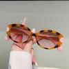 Vintage Oval Sunglasses Women Fashion Cute Candy Color Rim Beach Vacation Sun Glasses Trendy Brand Design Decor Shades