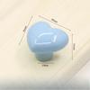 Heart Shaped Door Handles No- Punching Heart-shaped Cabinet Knob Colored Door Pull Handles Furniture
