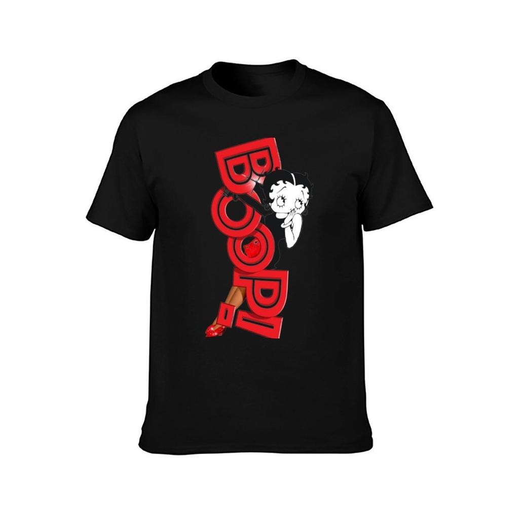 Boop the Musical T-Shirt Customizeds Graphic Shirts Vintage Men's Clothing