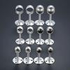 1Pcs 19/22/25mm Pipe Bracket Stainless Steel Wardrobe Hanger  for Clothes Pole Curtain Rod