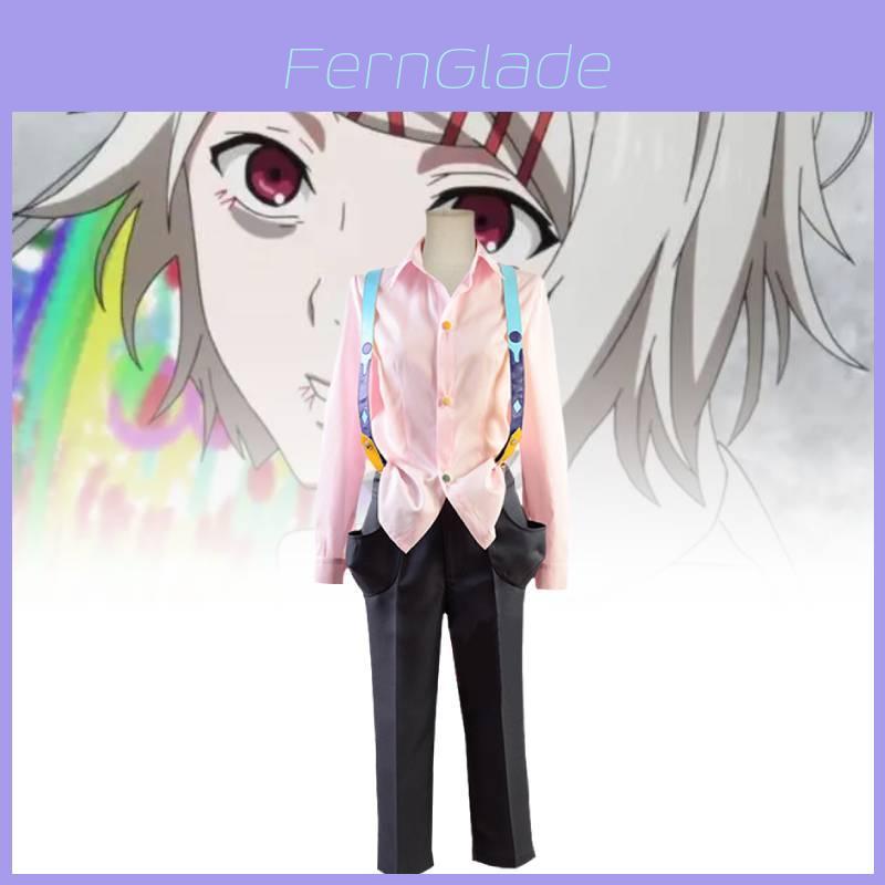 Ghoul Juuzou Suzuya Cosplay Outfit Anime Costume With Suspenders Unisex**