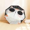 1pc cat feathers Pattern Umbrella Design Automatic Opening and Closing Umbrella, High-quality Travel Umbrella, Lightweight and Portable, -31