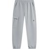 Li Ning Sports Lifestyle Series Solid Color Mid Waist Comfortable Breathable Thickened Warm Tapered Knitted Sports Pants Men Bottoms Gray AYKT735-2