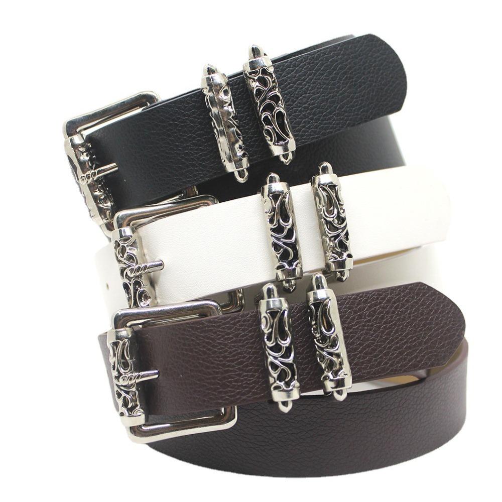 Classic Style Metal Buckle Belt Casual Waist Decoration New Versatile Waistband  Women