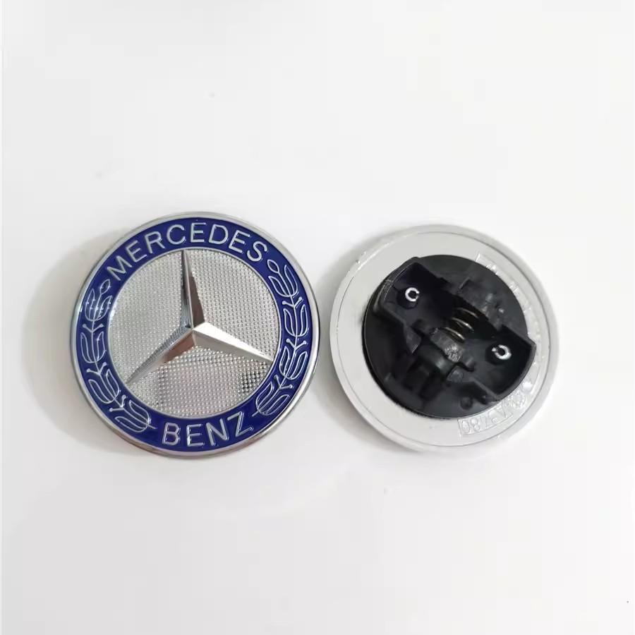 1 Stück 57 mm Auto Frontklappe Emblem Abzeichen Haube Für Mercedes Benz AMGW204 W205 W212 W213 W221 W177 W246 GLA GLC Auto Zubehör
