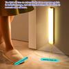 Motion Sensor LED Under Cabinet Lamp Dimmable Rechargeable Night Light Stairs Closet Room Aisle Tube Bar Detector Bulb