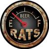 Flat 2D Metal Sign Hanging Decorative Plate