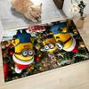 1Pc Christmas Minion Celebration Carpet Rug Soft Washable Antislip Home Living Room Sofa Mats Personalized Christmas Rug