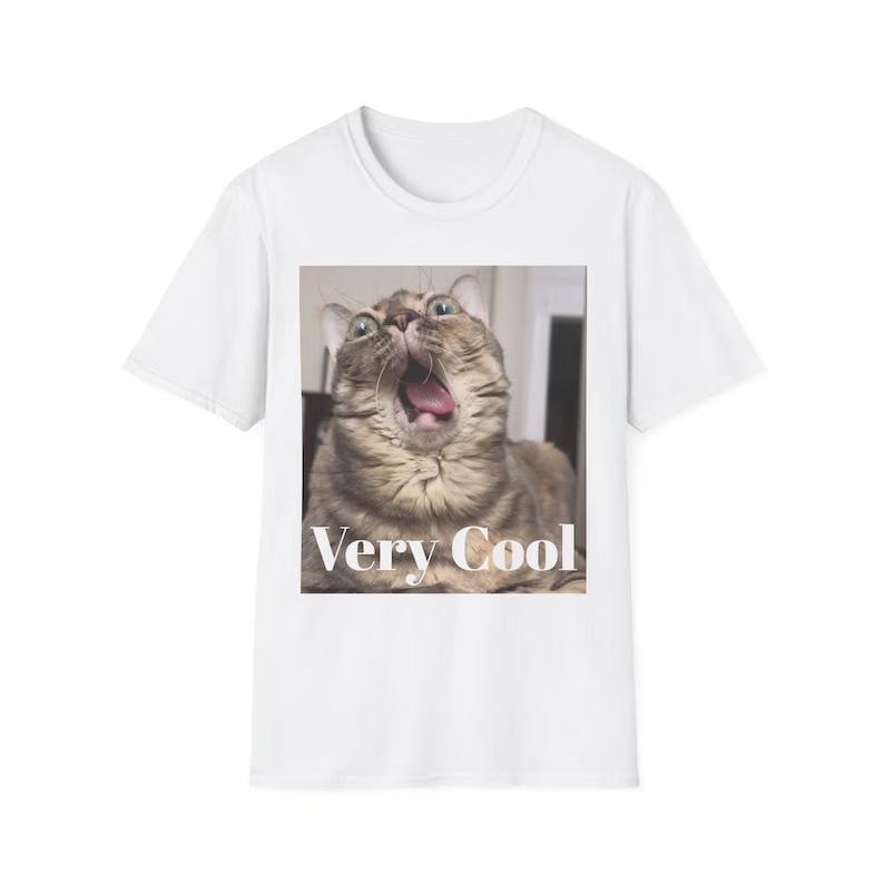 Lustiges Meme Ich Liebe Gumbus Katze Herren Damen T-Shirt Streetwear Oversized Lässig Geschenk Y2K Baumwolle Vintage T-Shirt Kurzarm lockeres Oberteil