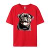 Cute Black Pug Free Shippping Items Lowest Prices Halloween Halloween White Graphic Tee Brand Clothing Gift