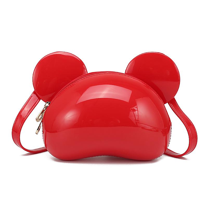 Jelly Bag Cartoon Ear Bag Texture Messenger Malá taška přes rameno Summer Wild