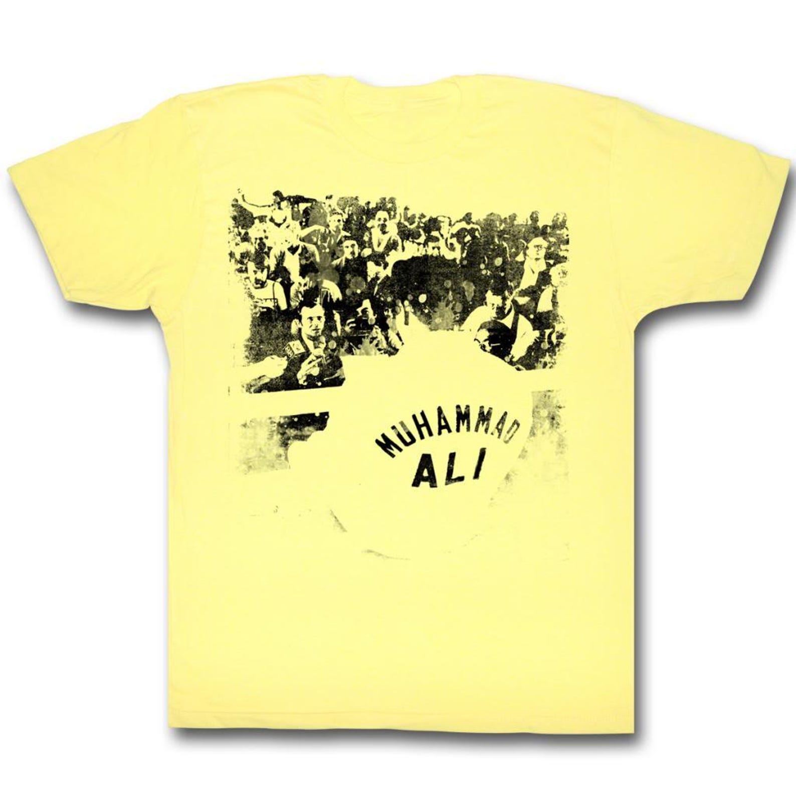 Muhammad Ali Ali Ringside Yellow Heather Adult T-Shirt S